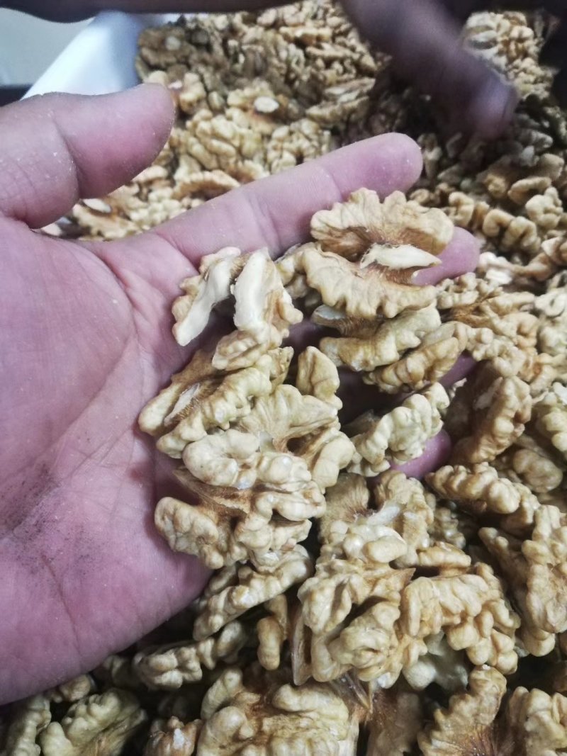 核桃仁产地发货185高质量尖普白25斤/箱一件代发