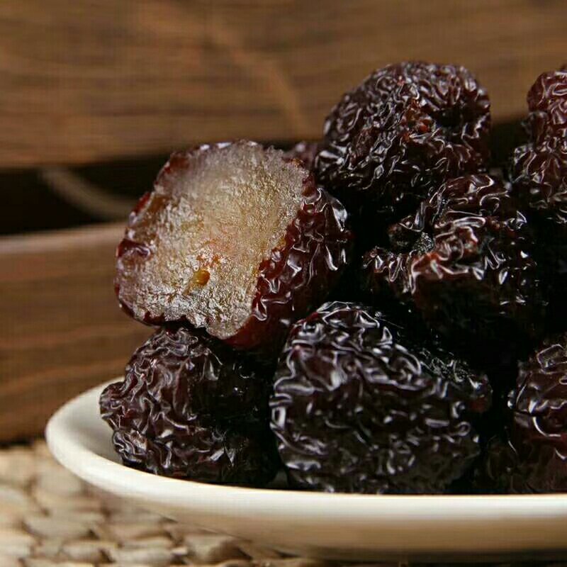 熏枣乌枣黑枣泡酒紫金枣(有烟熏味)南枣非红枣马牙枣