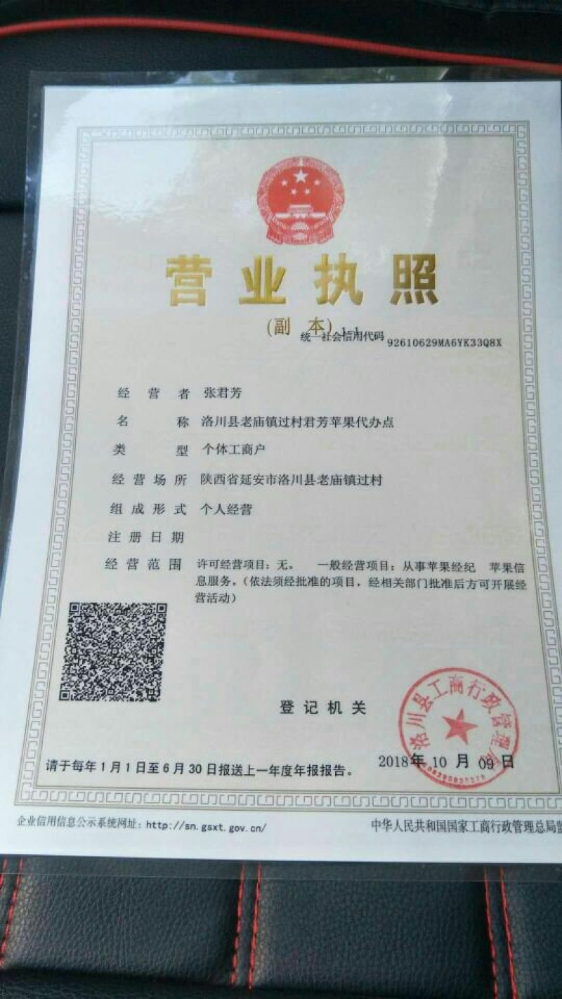 [荐]延安洛川红富士晚熟纸袋苹果，量大质优好吃不贵
