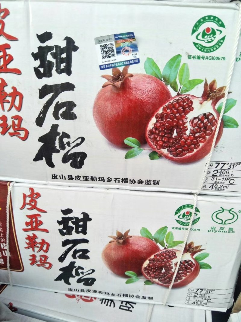 新疆皮亚曼石榴10斤