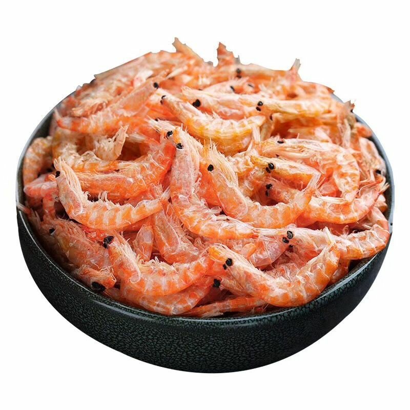 南极磷虾淡干无盐超大虾皮海鲜干货红虾米网红大虾皮