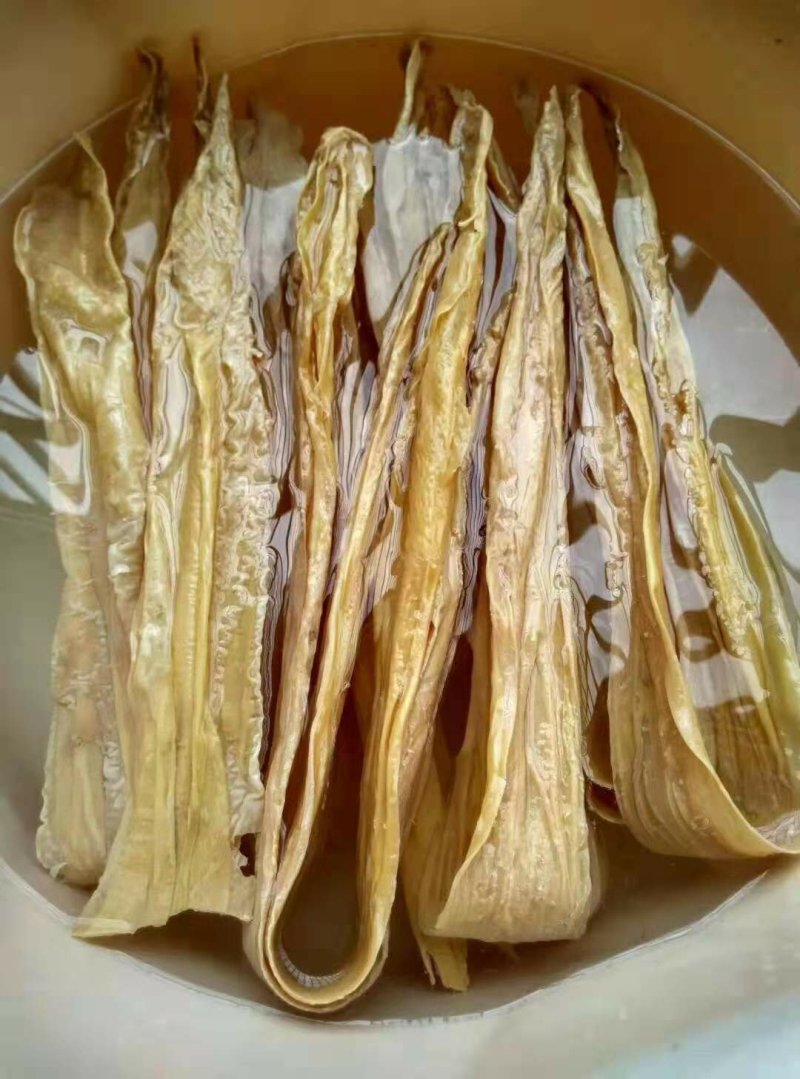 【热销】纯手工农家无任何添加剂制作优质黄豆头层腐竹土特