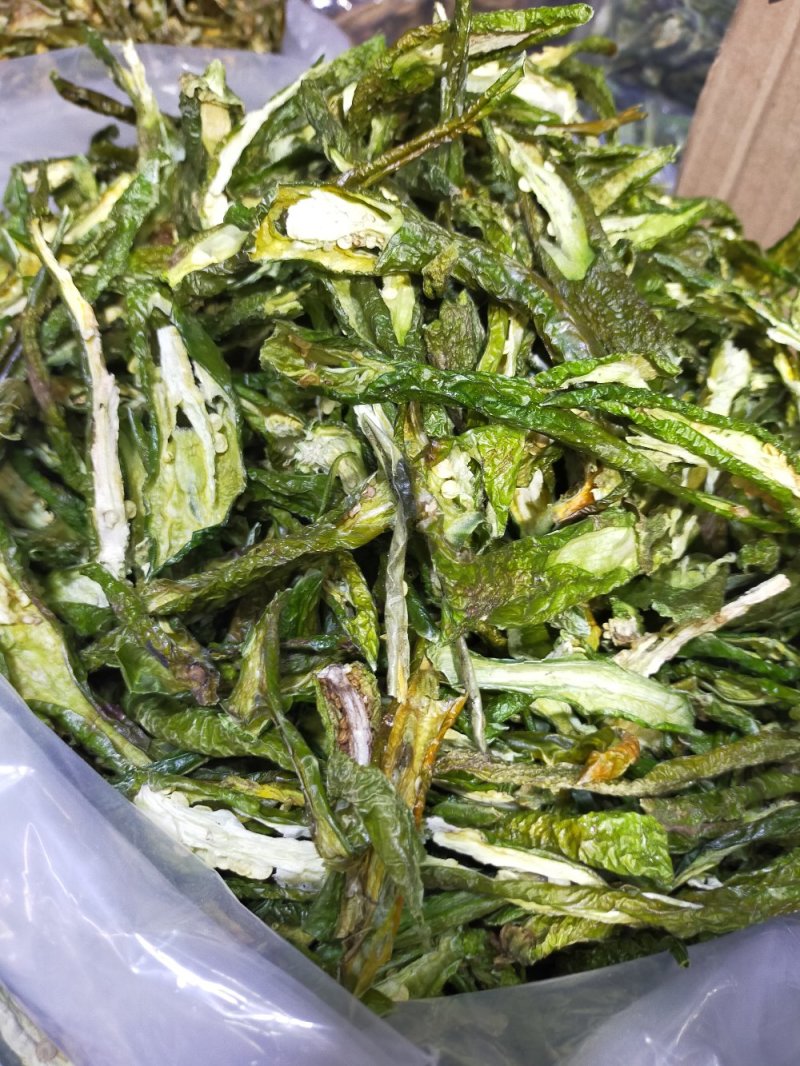 辣椒皮〈干货〉～绿色辣椒皮质量好