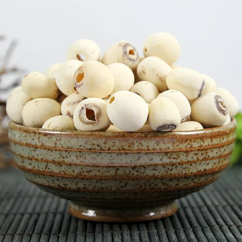 新莲无芯白莲子干货去芯磨皮白莲子500g包邮