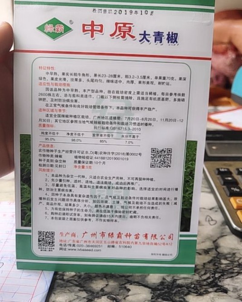 绿霸种苗,中原大青椒