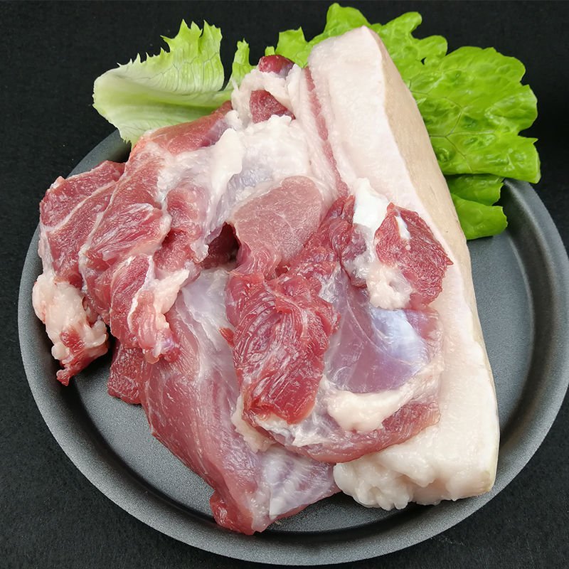 【三斤装】土猪肉农家散养猪腿肉大别山黑猪肉瘦肉五花肉新鲜