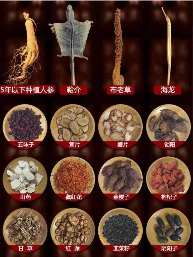 [爆款男士滋补]精品泡酒料补肾养精加强版83味中药材