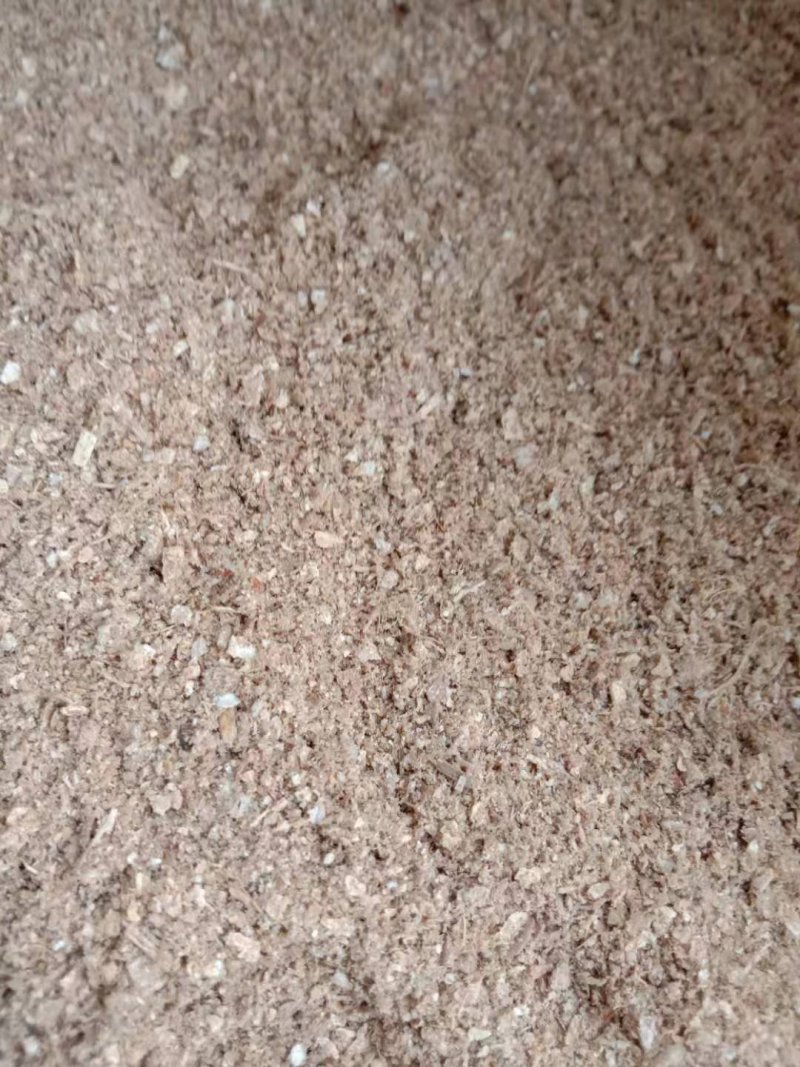 除尘花生壳细粉，过4毫米孔径筛网，