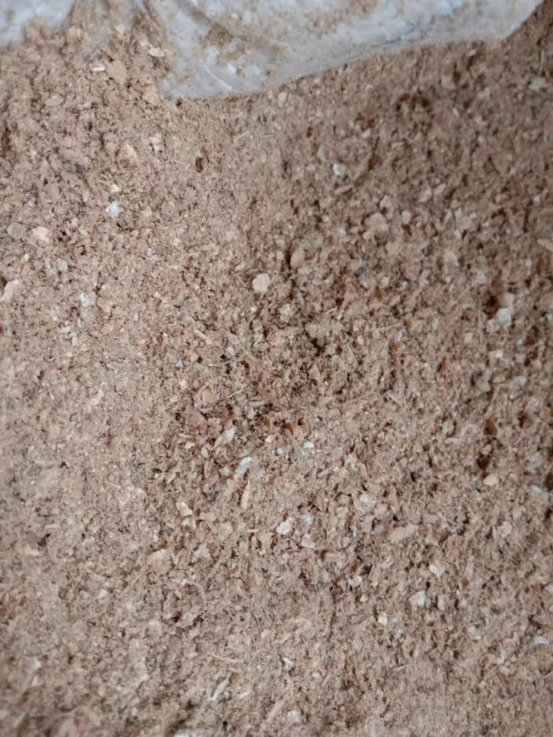除尘花生壳细糠，过4毫米孔径筛网，