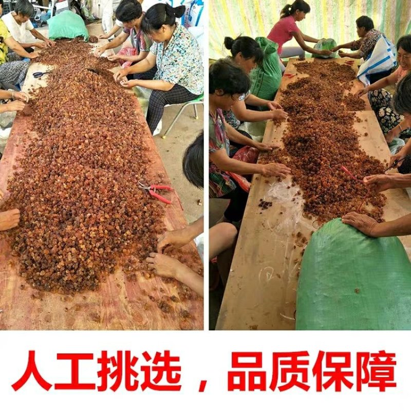农家自摘桃胶一斤装500克天然野生食用桃花泪可答配皂角