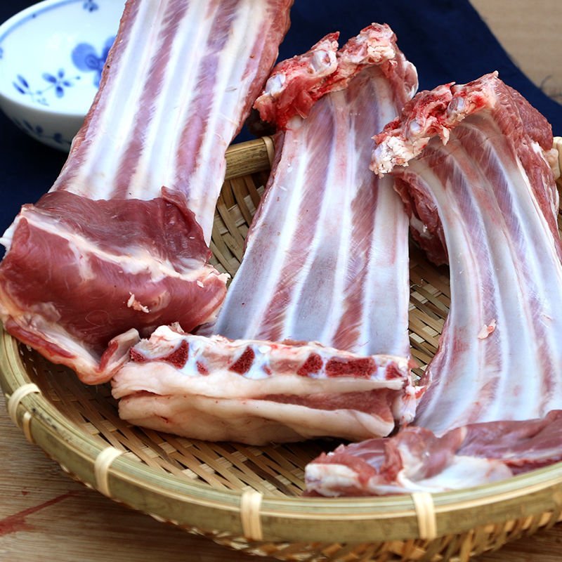 【农家散养羊排】生鲜羊肉烧烤羊肋排新鲜纯羔羊排满5斤包邮