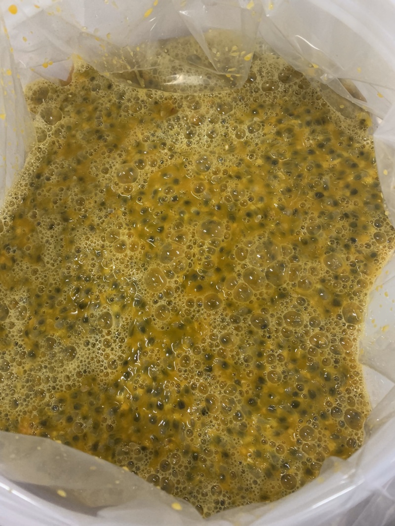 源头工厂直营百香果浆速冻百香果原浆果酱果朝食品
