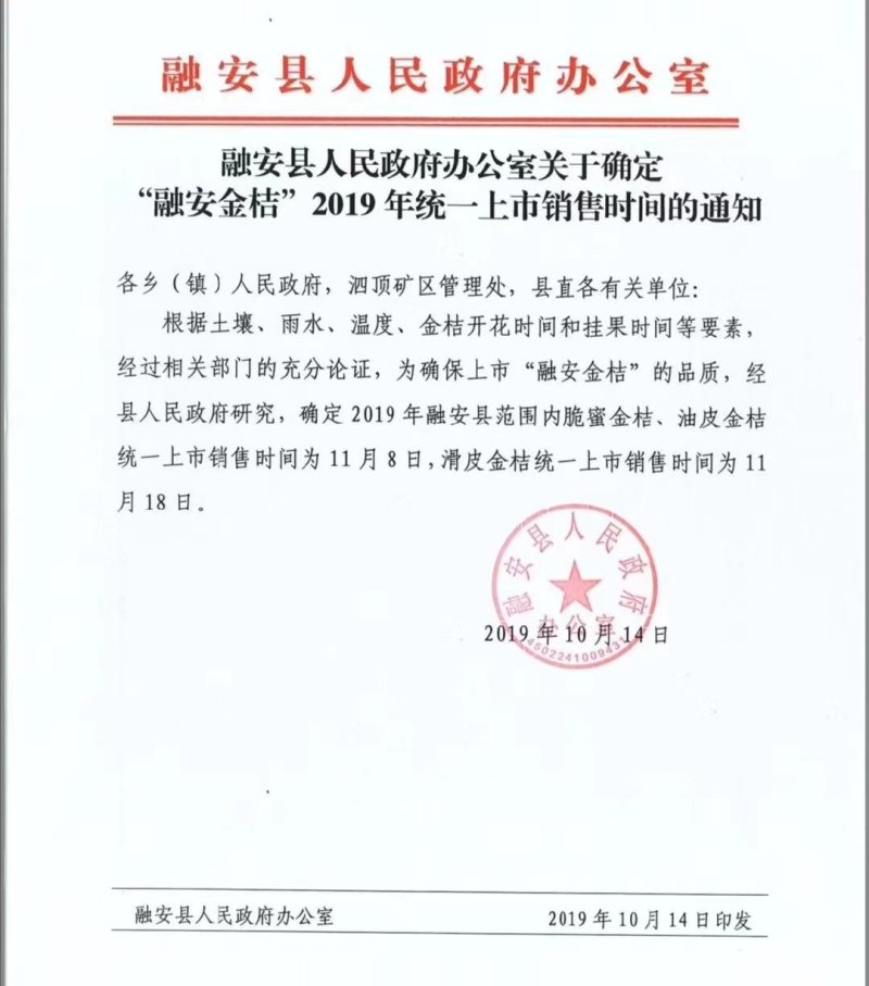 融安滑皮金桔产地直发