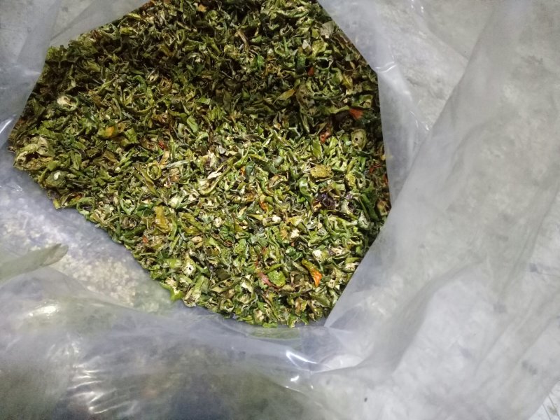 青辣椒干