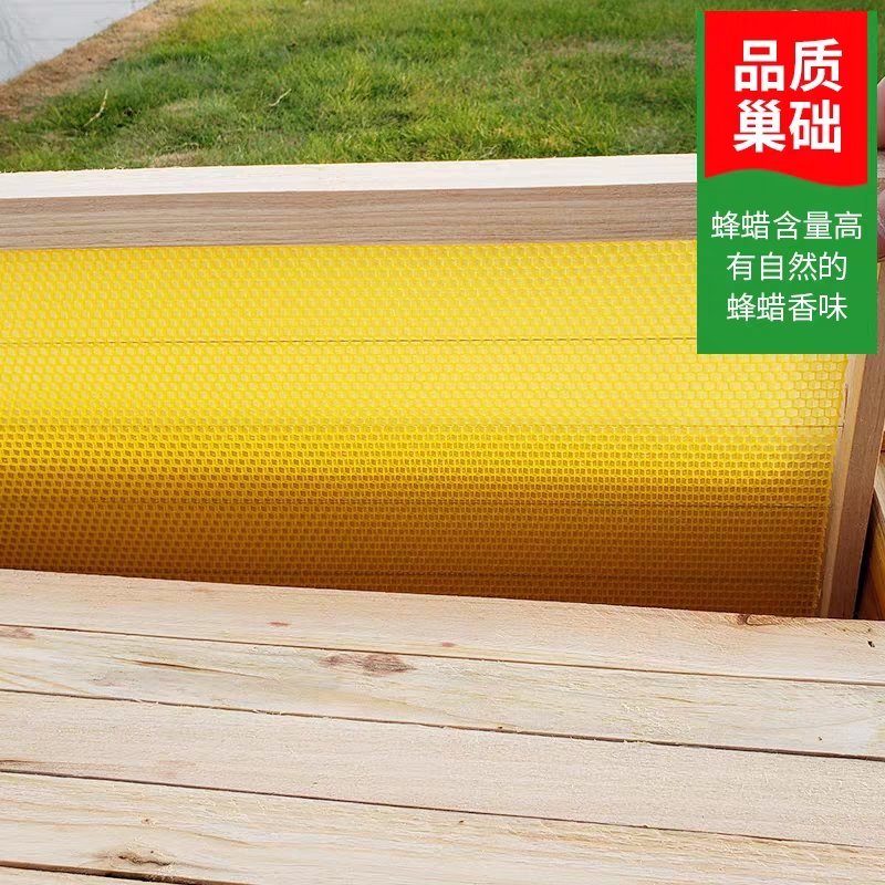 中蜂成品巢础带框杉木蜂巢保质保量全国供应