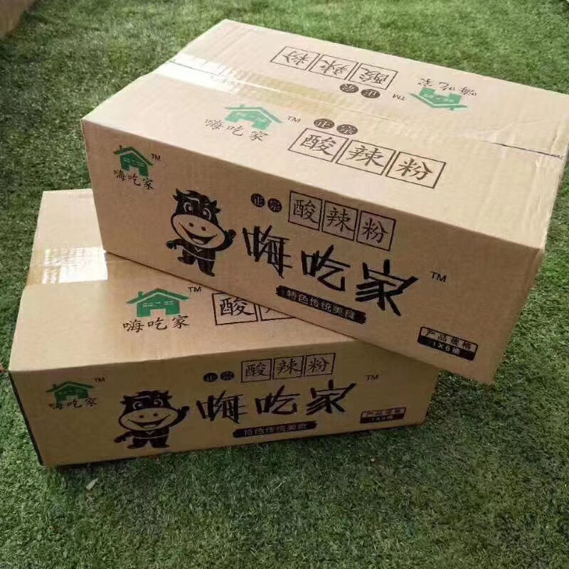 批发零售嗨吃家网红酸辣粉，（著名演员梁天代言）正版红薯粉