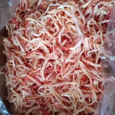 鱿鱼丝特别好吃，老少皆宜，二斤起包邮，量大从优