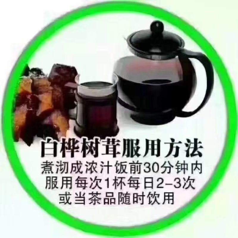 桦树茸黑晶一斤是普通桦树茸的5倍功效泡水煮水喝