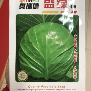 盛绿甘蓝种子春秋两用包心菜种子