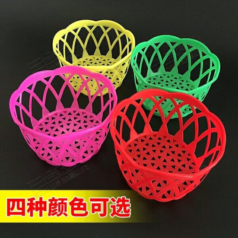 鸡蛋篮子塑料鸡蛋筐鸡蛋包装篮红色圆形篓子塑胶小筐手提鸡蛋