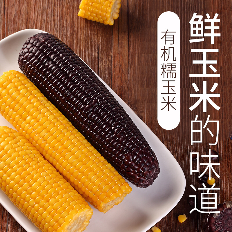 新疆糯玉米香甜玉米有机糯玉米