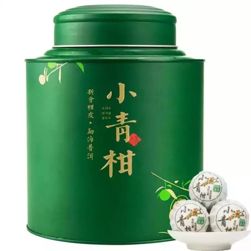 佛冈森深宝绿罐小青柑500g/罐正宗新会小青柑