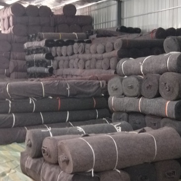 土工布毛毡大棚防水防寒保温公路养护装修家具包装工业毛毡