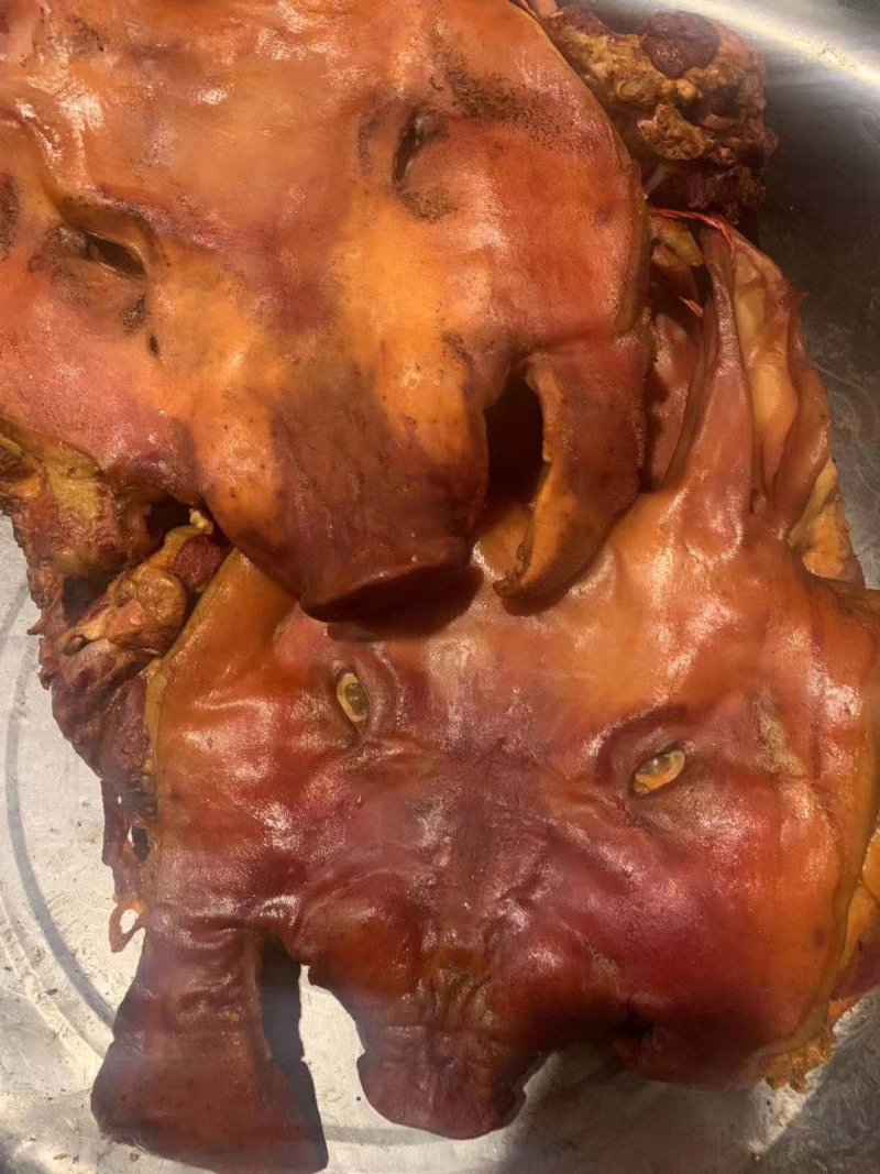 烟熏风干猪脸肉烟熏风干猪头肉