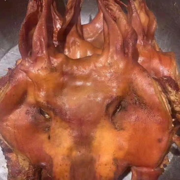烟熏风干猪脸肉烟熏风干猪头肉
