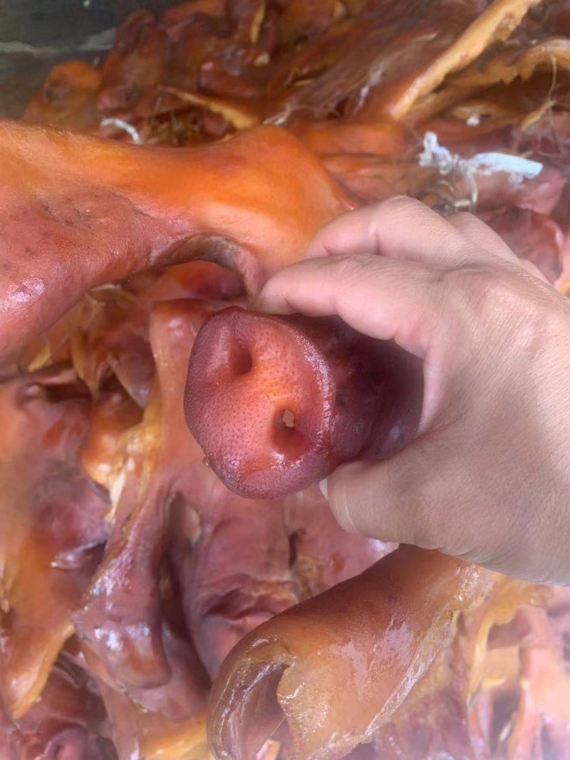 烟熏风干猪脸肉烟熏风干猪头肉