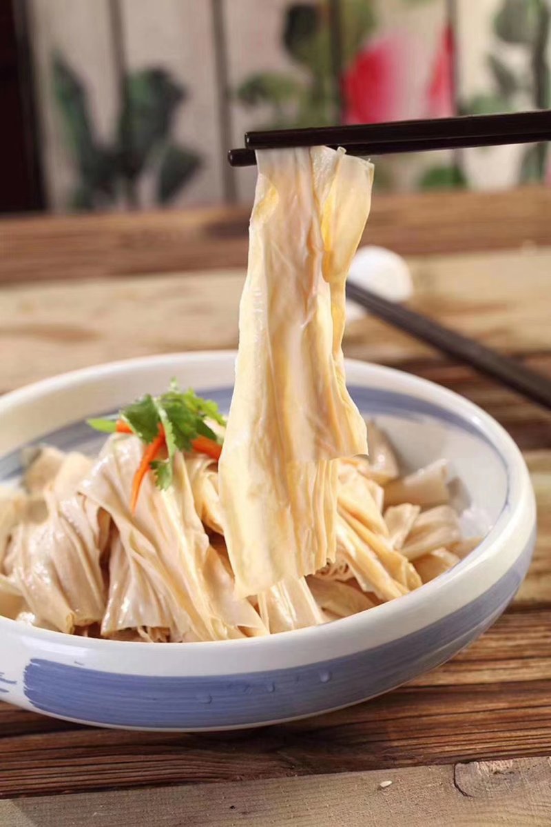 纯手工制作腐竹