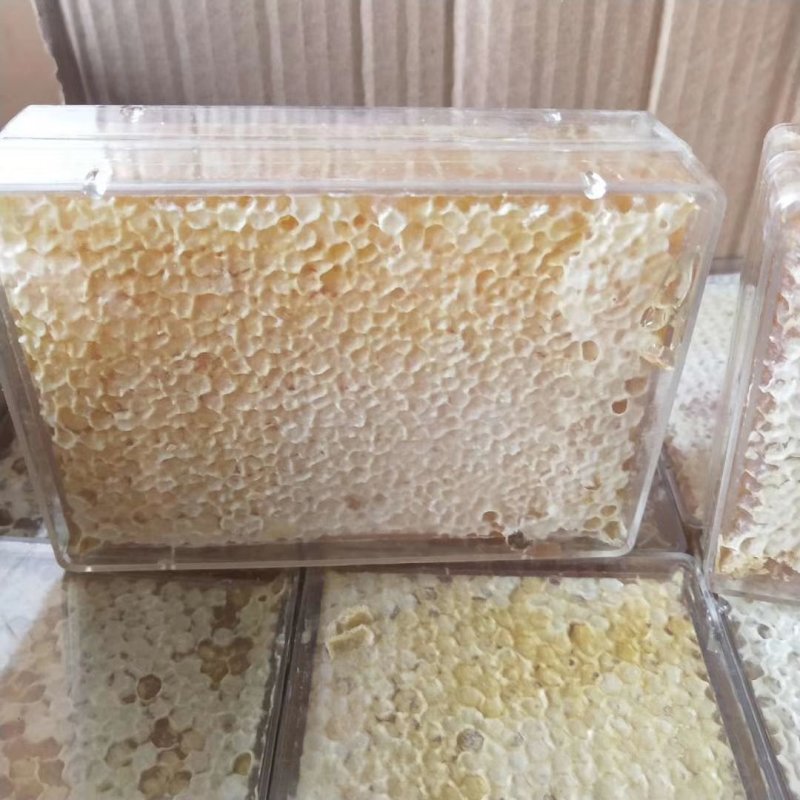 蜂巢蜜透明盒500克一盒蜂蜜荆条蜜批发