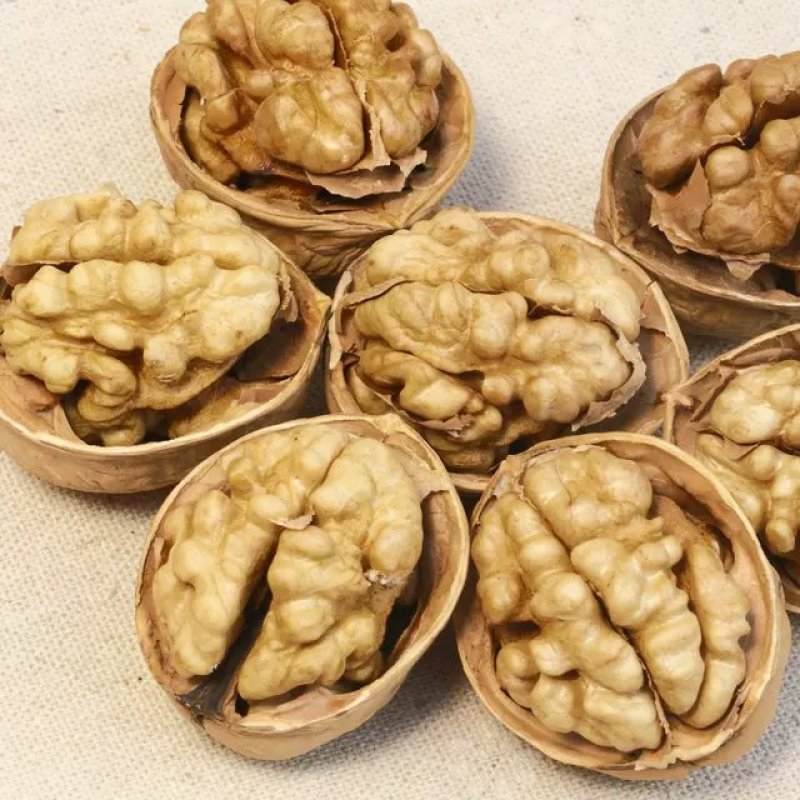 今年新鲜的185纸皮核桃新疆核桃产地直发，自然，没加
