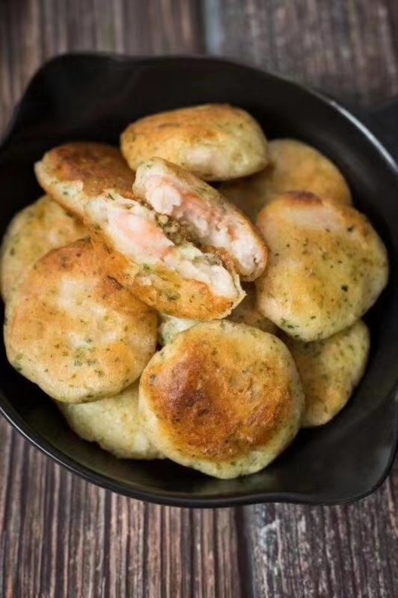 海苔虾仁饼