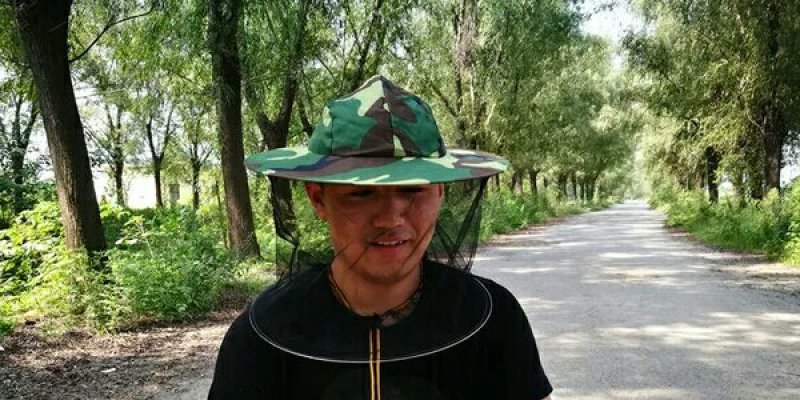 养蜂帽养蜂帽子蜂帽面纱遮脸防蜂帽半身专用户外夏季收蜂帽全
