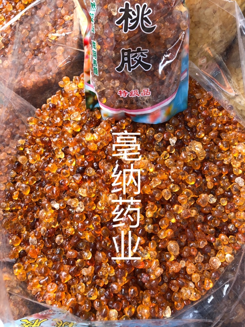 桃胶野生桃胶精修食用另有雪燕皂角米