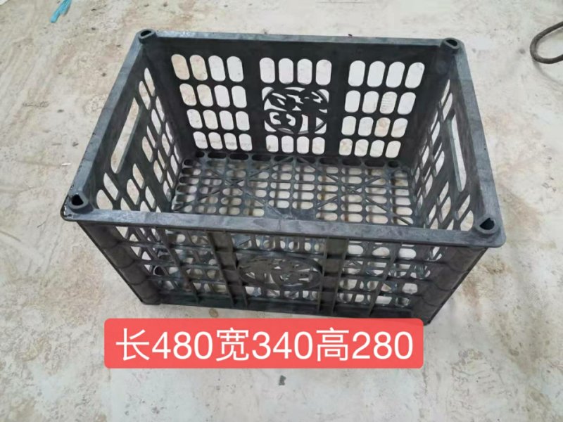 全新黑色塑料筐，水果筐一次性水果筐，红薯筐，辣椒筐
