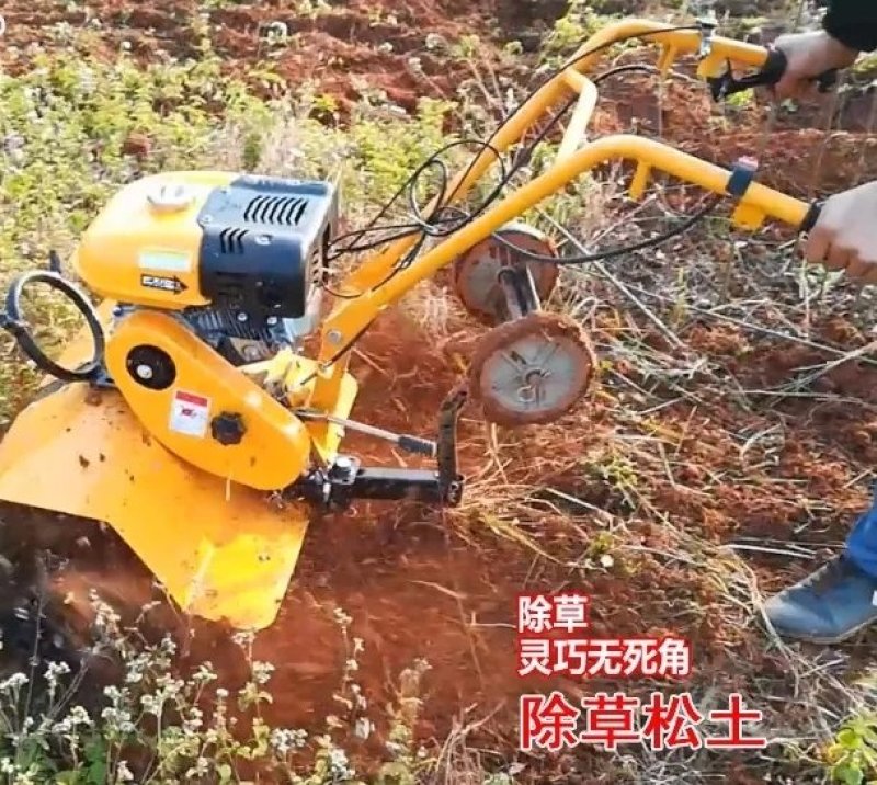 小黄人载人多功能微耕机170F大马力全铝箱体一机多用
