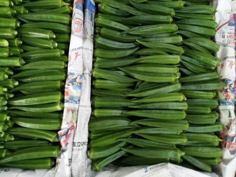 黄秋葵海南秋葵水果秋葵精品水果秋葵上市啦