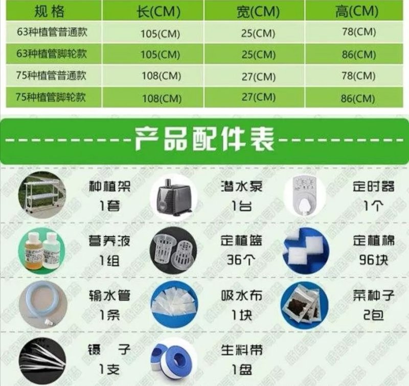 家庭阳台管道水管种菜无土栽培设备水培蔬菜水培管道种植架水