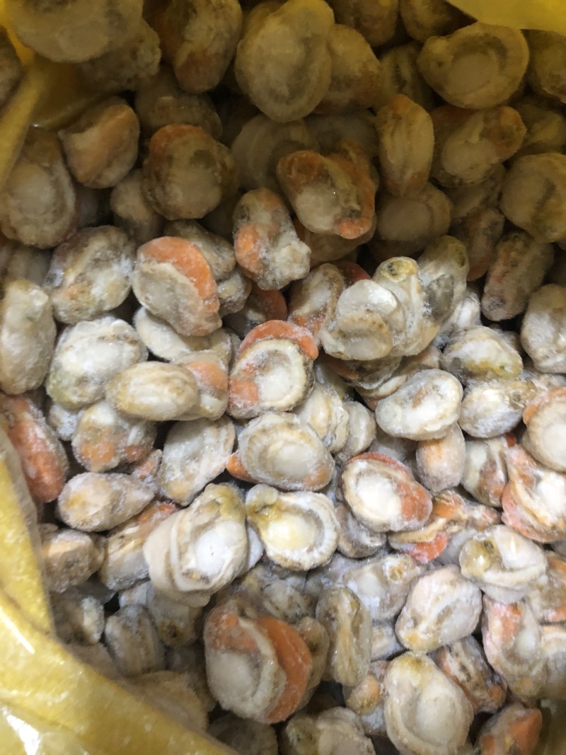 扇贝肉满黄新鲜现扒海鲜大个带膏带黄扇贝肉