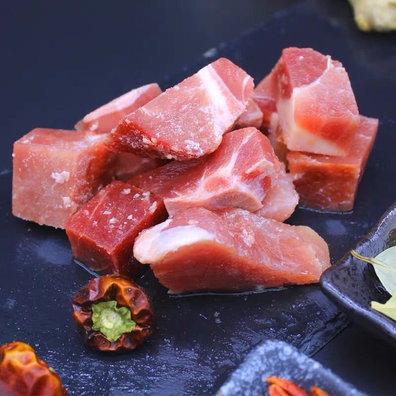 多肉排骨粒新鲜冷冻整箱20斤猪排骨猪前排猪小排饭店食堂商