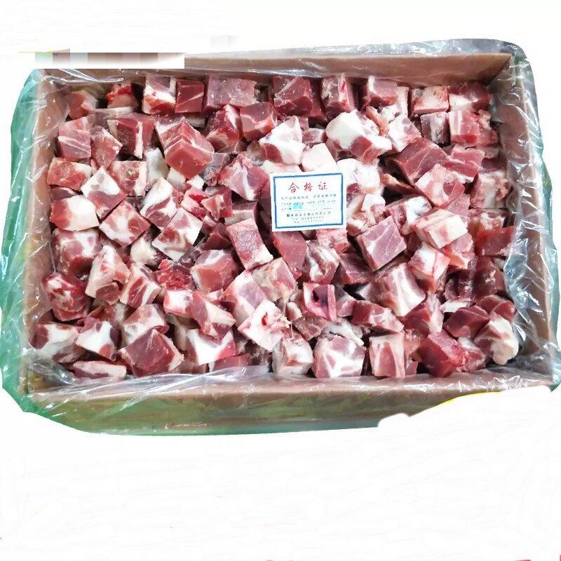 多肉排骨粒新鲜冷冻整箱20斤猪排骨猪前排猪小排饭店食堂商
