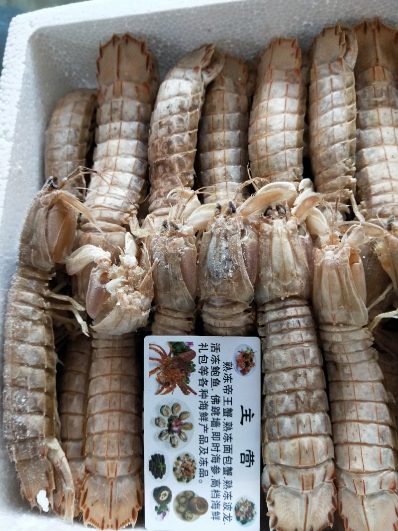 熟冻皮皮虾【肉质饱满】新鲜皮皮虾熟冻整箱全壳虾爬子4斤装