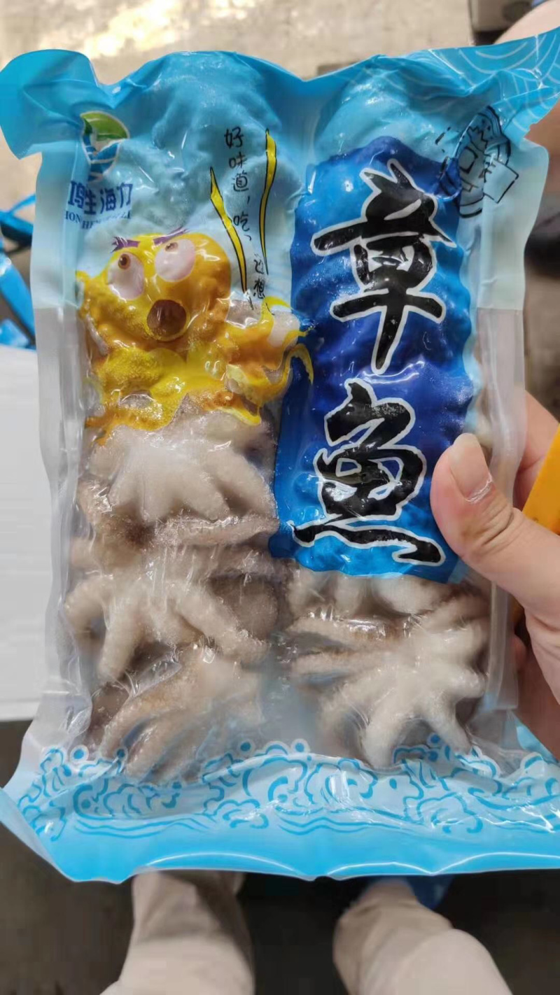 八爪鱼新鲜冷冻小章鱼网红爆头小鱿鱼自热火锅麻辣海鲜