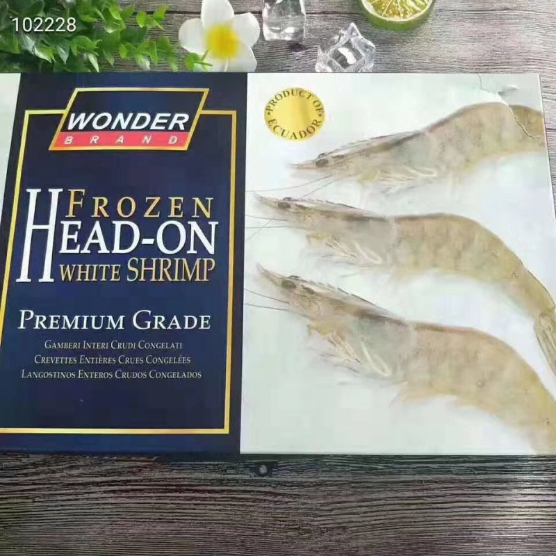 南美厄瓜多尔虾个头均匀，皮薄肉厚，多个规格