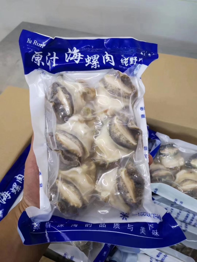 辽宁东港新鲜加工的原汁海螺肉
