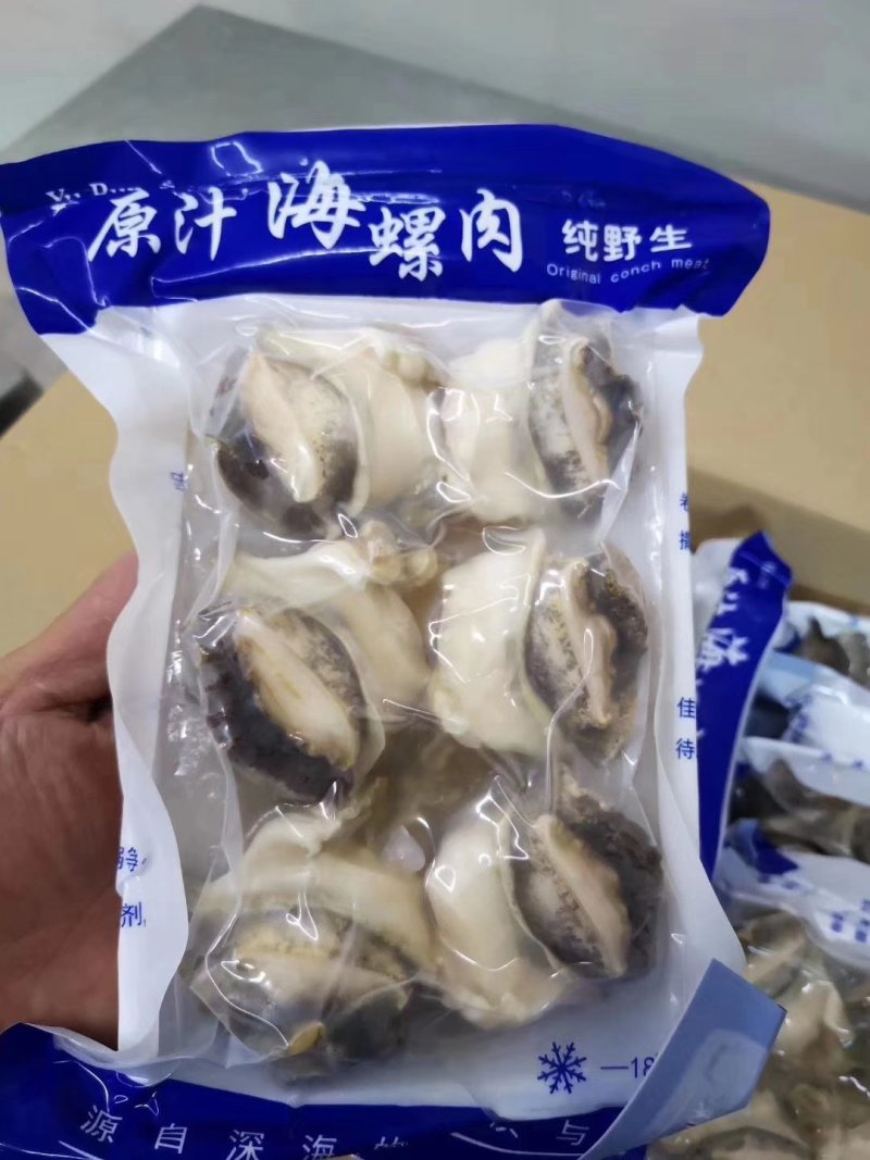 辽宁东港新鲜加工的原汁海螺肉