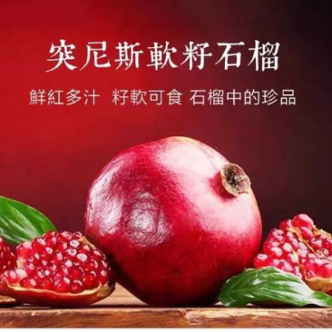 早熟突尼斯软籽石榴苗籽仁软小粒大口感甜