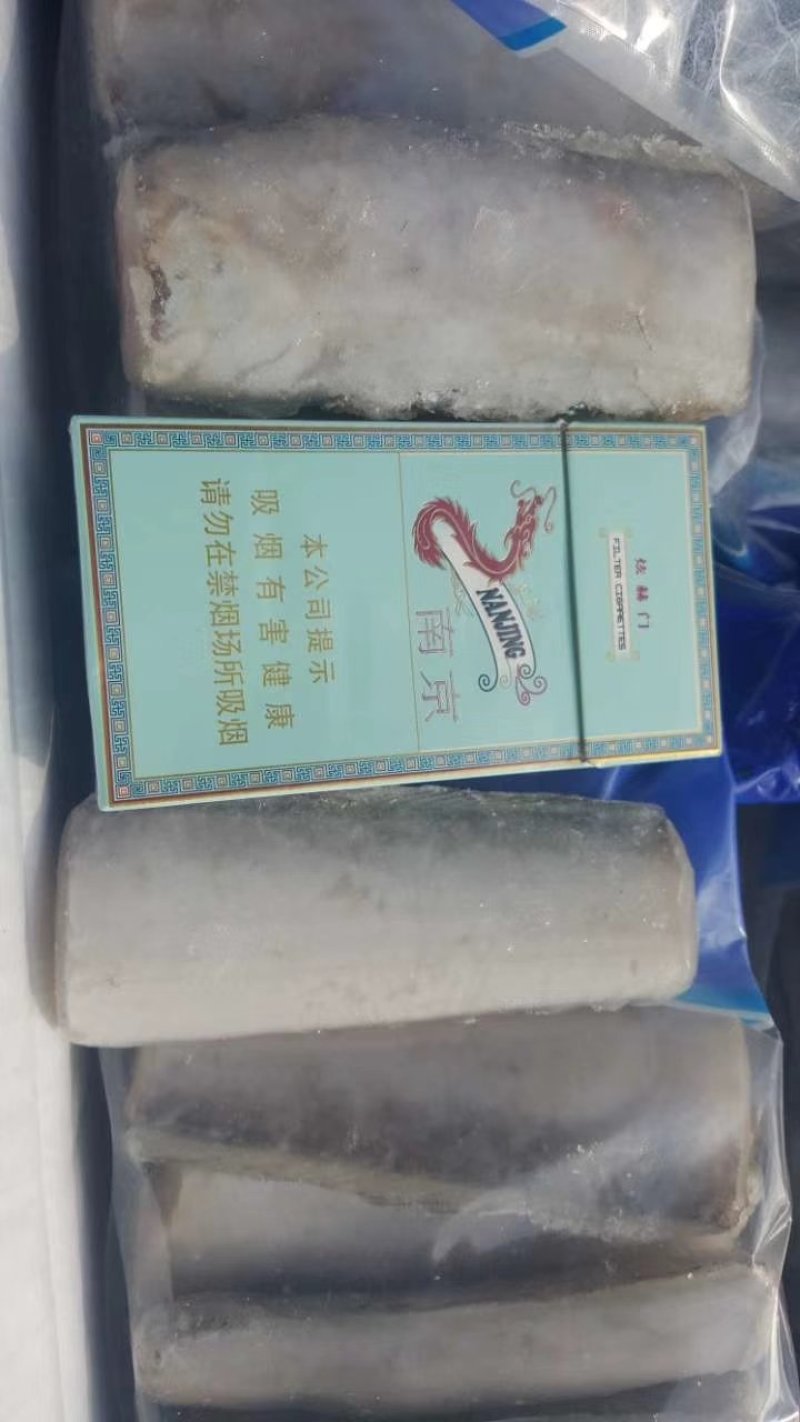 国产带鱼舟山带鱼东海带鱼独立包装带鱼段（7-9）实物如图